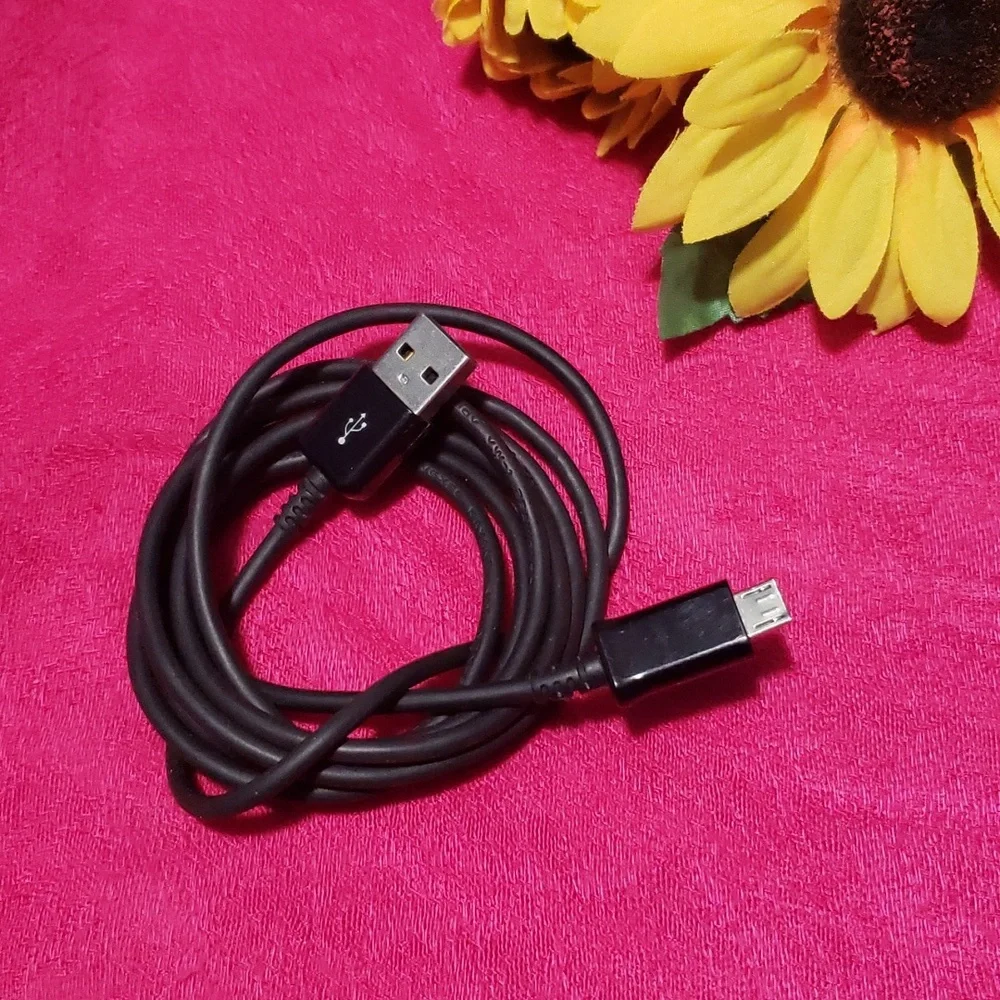 Micro USB-b to USB charger, black, 60